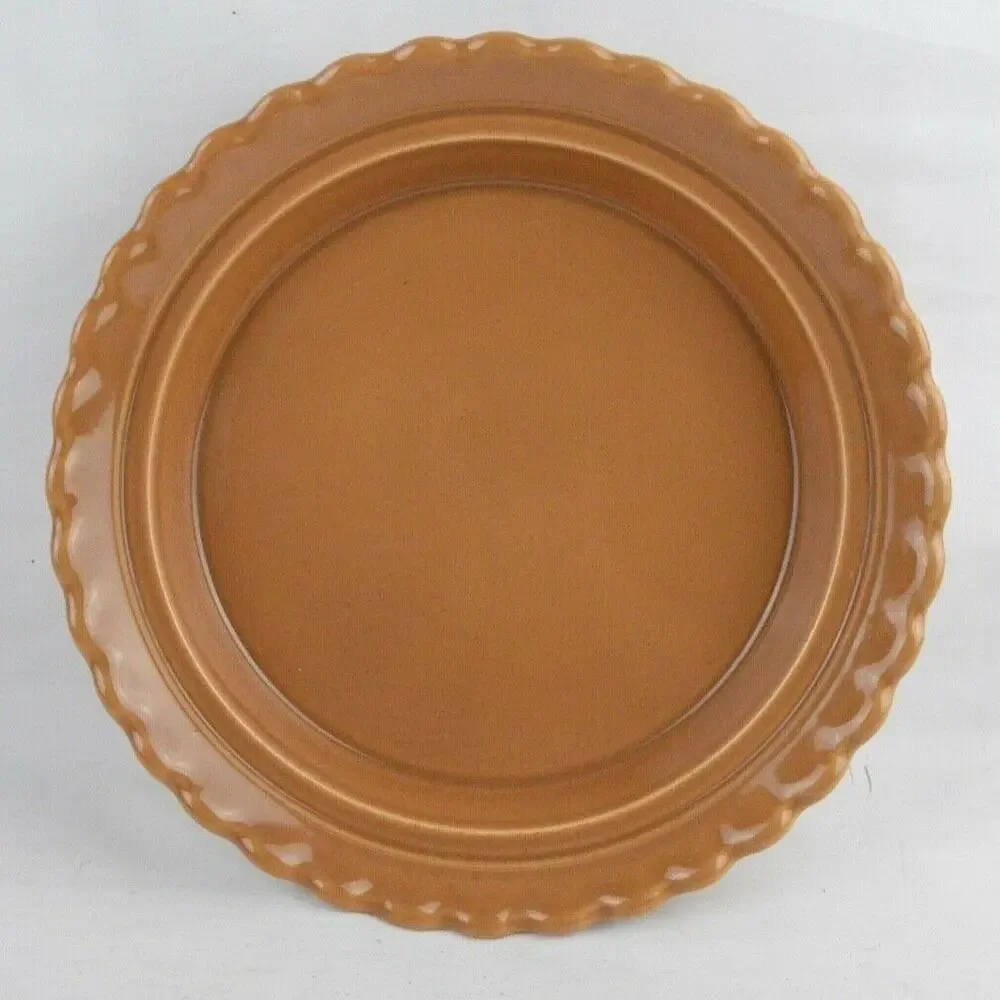Treasure Craft Cherry Pie Keeper Dish w Lid Red Ceramic 13